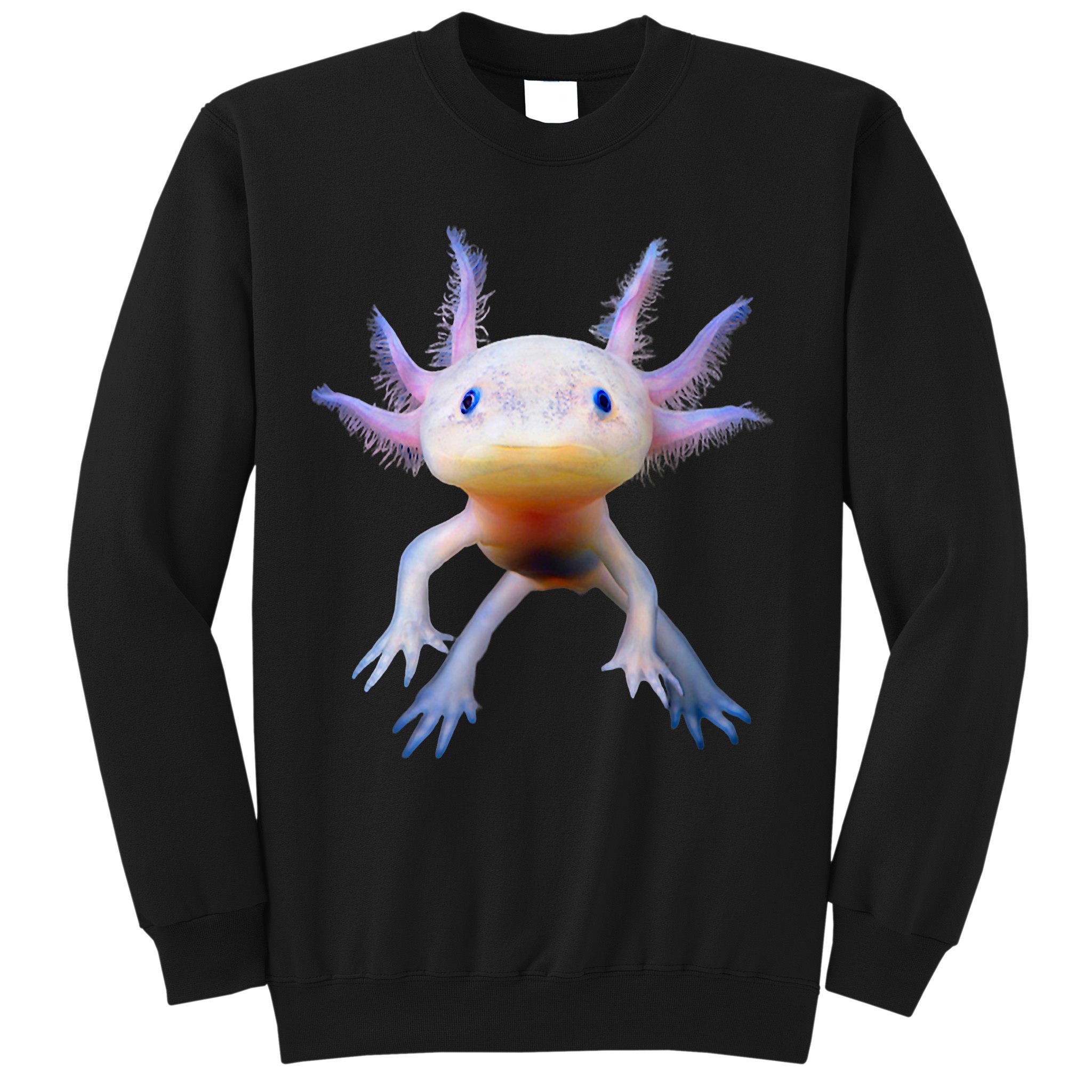 Axolotl Mexican Walking Fish Cute Amphibian Axolotl Sweatshirt