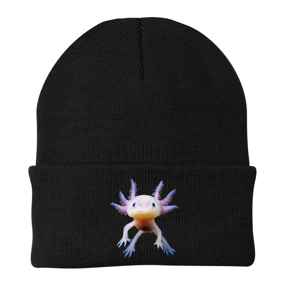 Axolotl Mexican Walking Fish Cute Amphibian Axolotl Beanie