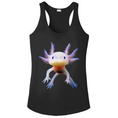 Axolotl Mexican Walking Fish Cute Amphibian Axolotl Ladies PosiCharge Competitor Racerback Tank