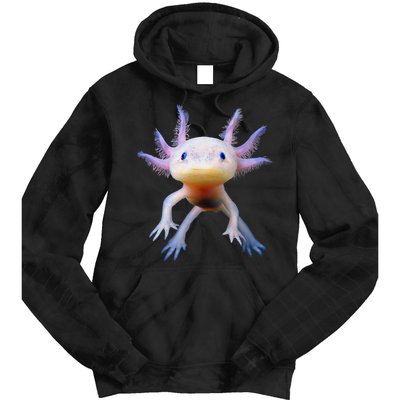 Axolotl Mexican Walking Fish Cute Amphibian Axolotl Tie Dye Hoodie