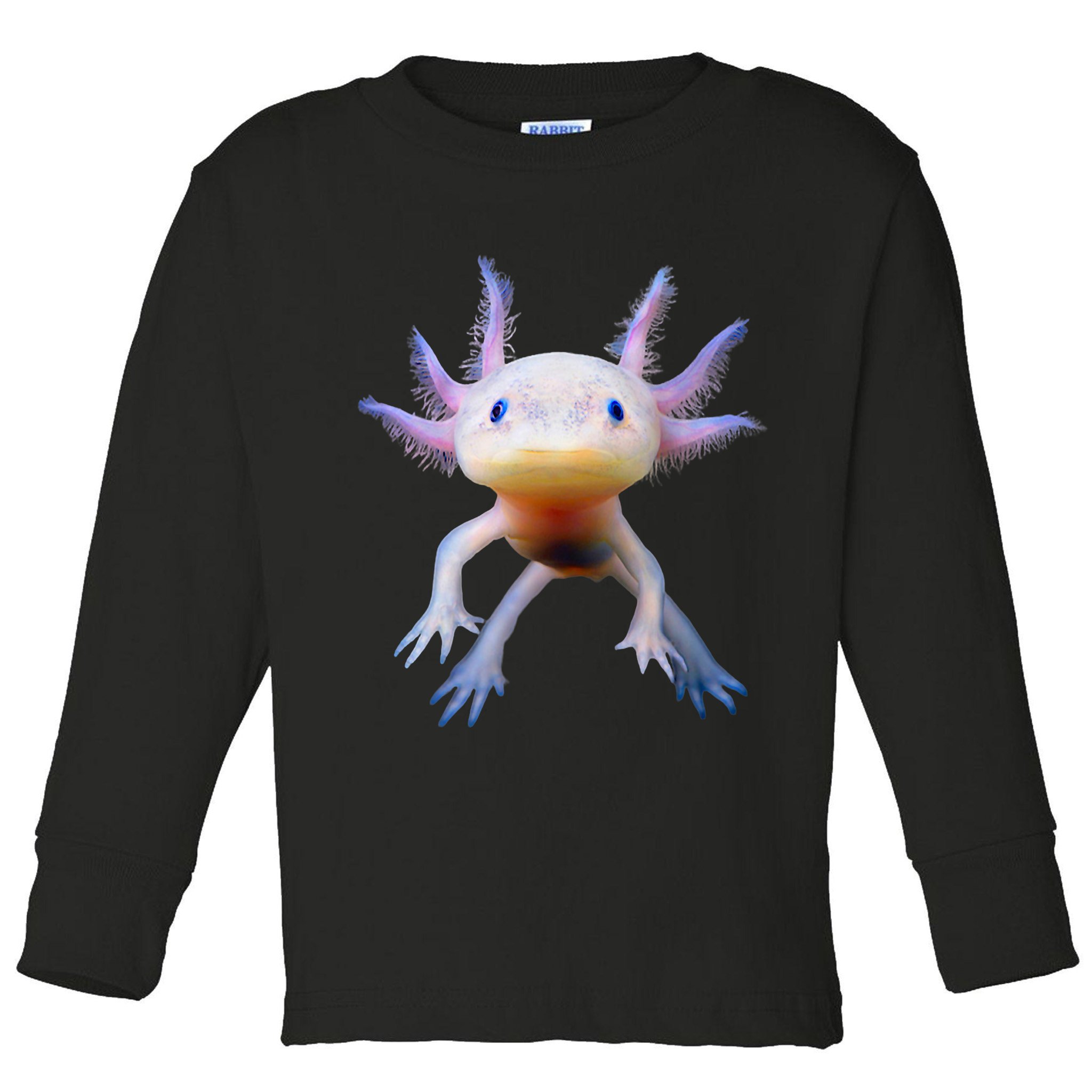Axolotl Mexican Walking Fish Cute Amphibian Axolotl Toddler Long Sleeve Shirt