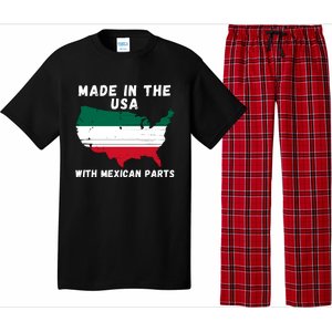 American Made With Mexican Parts Mexican Pride Mexican USA Pajama Set