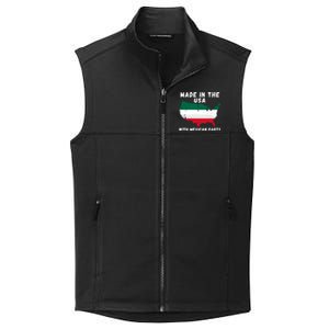 American Made With Mexican Parts Mexican Pride Mexican USA Collective Smooth Fleece Vest