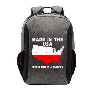 American Made With Polish Parts Polish Pride Poland USA Vector Backpack