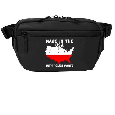 American Made With Polish Parts Polish Pride Poland USA Crossbody Pack