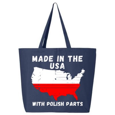 American Made With Polish Parts Polish Pride Poland USA 25L Jumbo Tote