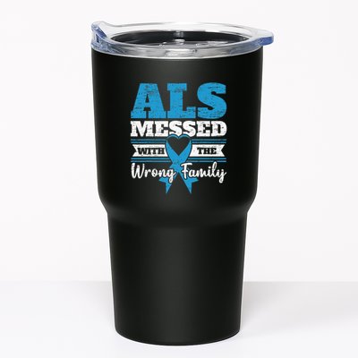 ALS Messed With The Wrong Family ALS Awareness Support Squad Tumbler