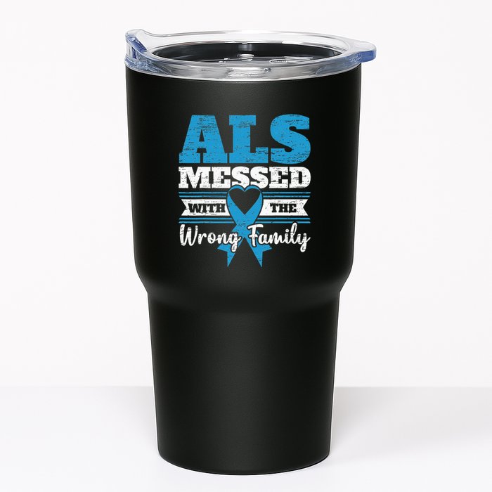 ALS Messed With The Wrong Family ALS Awareness Support Squad Tumbler