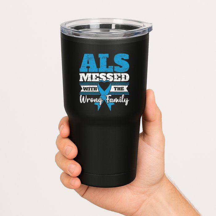 ALS Messed With The Wrong Family ALS Awareness Support Squad Tumbler