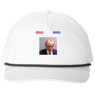 Americas Most Wanted Trump 2024 Snapback Five-Panel Rope Hat