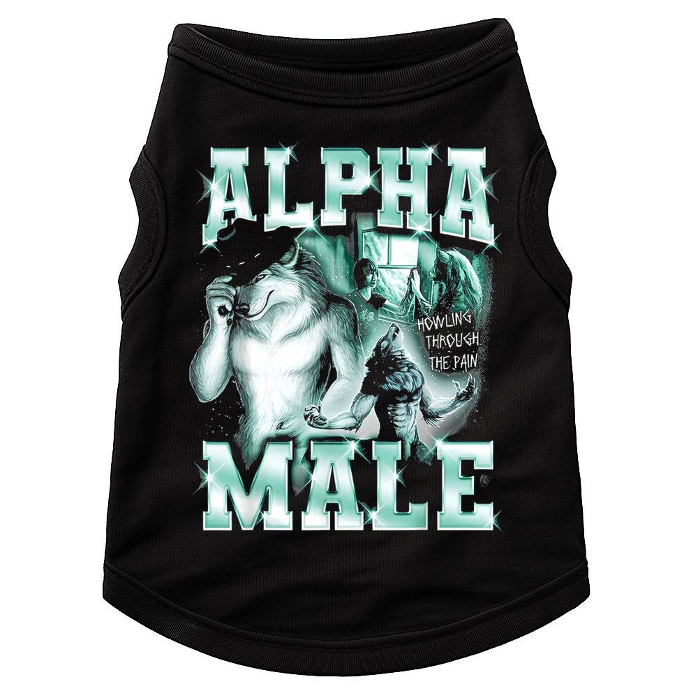 Alpha Male Wolf Meme Doggie Tank
