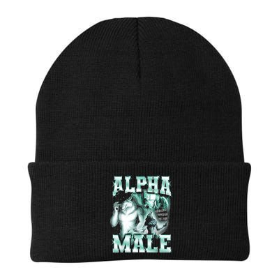 Alpha Male Wolf Meme Beanie