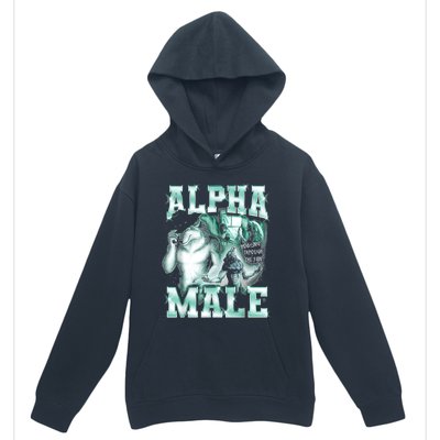 Alpha Male Wolf Meme Urban Pullover Hoodie