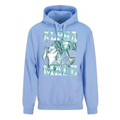 Alpha Male Wolf Meme Unisex Surf Hoodie