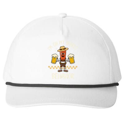 Auf Meinem Wurstverhalten Wurst Funny Oktoberfest Snapback Five-Panel Rope Hat