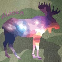 Alaska Moose Within The Borealis And The Polar Sky Legacy Tie Dye Trucker Hat