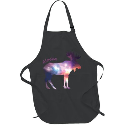 Alaska Moose Within The Borealis And The Polar Sky Apron