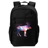 Alaska Moose Within The Borealis And The Polar Sky Backpack