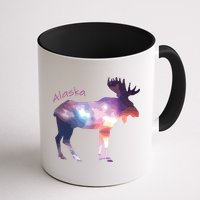Alaska Moose Within The Borealis And The Polar Sky Mug