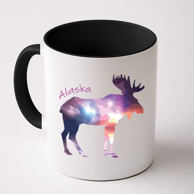 Alaska Moose Within The Borealis And The Polar Sky Mug