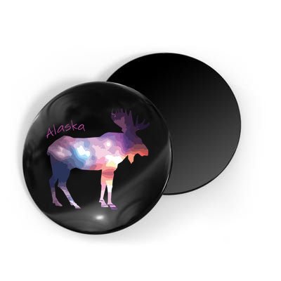 Alaska Moose Within The Borealis And The Polar Sky Magnet