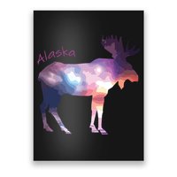 Alaska Moose Within The Borealis And The Polar Sky Poster