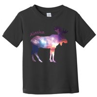 Alaska Moose Within The Borealis And The Polar Sky Toddler T-Shirt