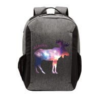 Alaska Moose Within The Borealis And The Polar Sky Vector Backpack