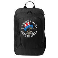 American Made With Genuine Mexican Parts Skull City Backpack