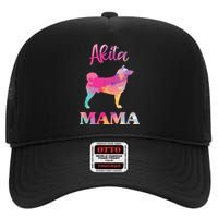 Akita Mama Women Mothers Day Dog Mom High Crown Mesh Back Trucker Hat