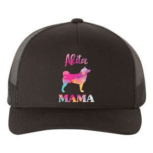 Akita Mama Women Mothers Day Dog Mom Yupoong Adult 5-Panel Trucker Hat