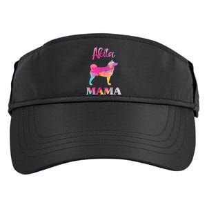 Akita Mama Women Mothers Day Dog Mom Adult Drive Performance Visor