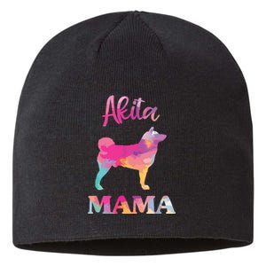 Akita Mama Women Mothers Day Dog Mom Sustainable Beanie