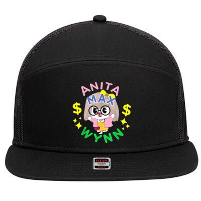 Anita Max Wynn 7 Panel Mesh Trucker Snapback Hat