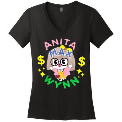 Anita Max Wynn Women's V-Neck T-Shirt