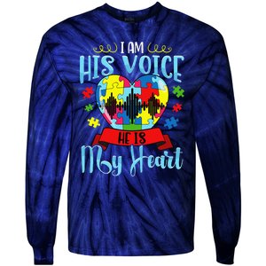 Autism Mom Women Autism Awareness Cute Gift Tie-Dye Long Sleeve Shirt