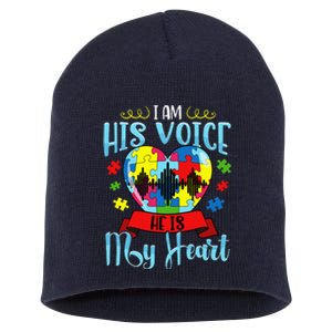 Autism Mom Women Autism Awareness Cute Gift Short Acrylic Beanie