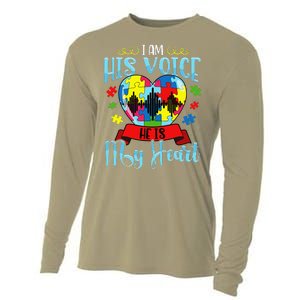 Autism Mom Women Autism Awareness Cute Gift Cooling Performance Long Sleeve Crew