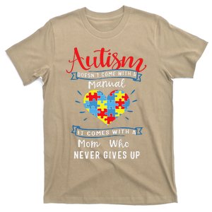 Autism Mom Women Autism Awareness Mom Cute Gift T-Shirt