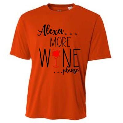 Alexa More Wine Please Cooling Performance Crew T-Shirt