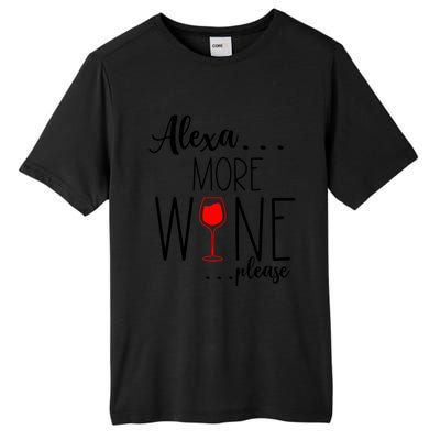 Alexa More Wine Please Tall Fusion ChromaSoft Performance T-Shirt