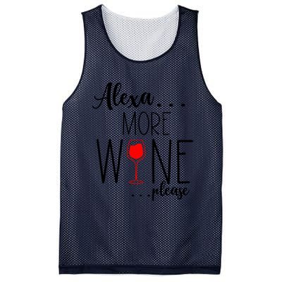 Alexa More Wine Please Mesh Reversible Basketball Jersey Tank