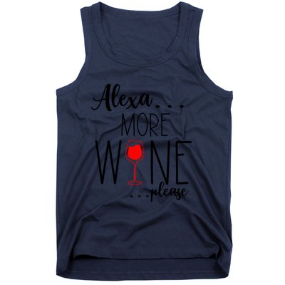 Alexa More Wine Please Tank Top