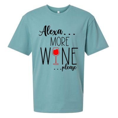 Alexa More Wine Please Sueded Cloud Jersey T-Shirt