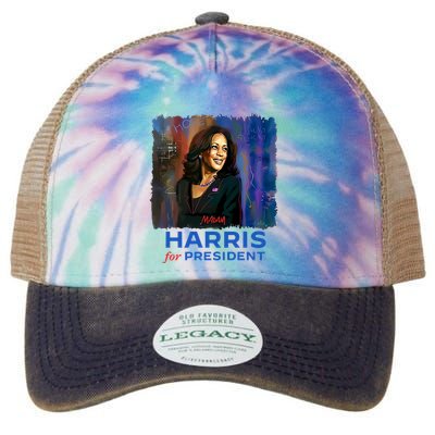 Adrienne Muse X Janeeka Muse Madammuse Hope In Harris Legacy Tie Dye Trucker Hat