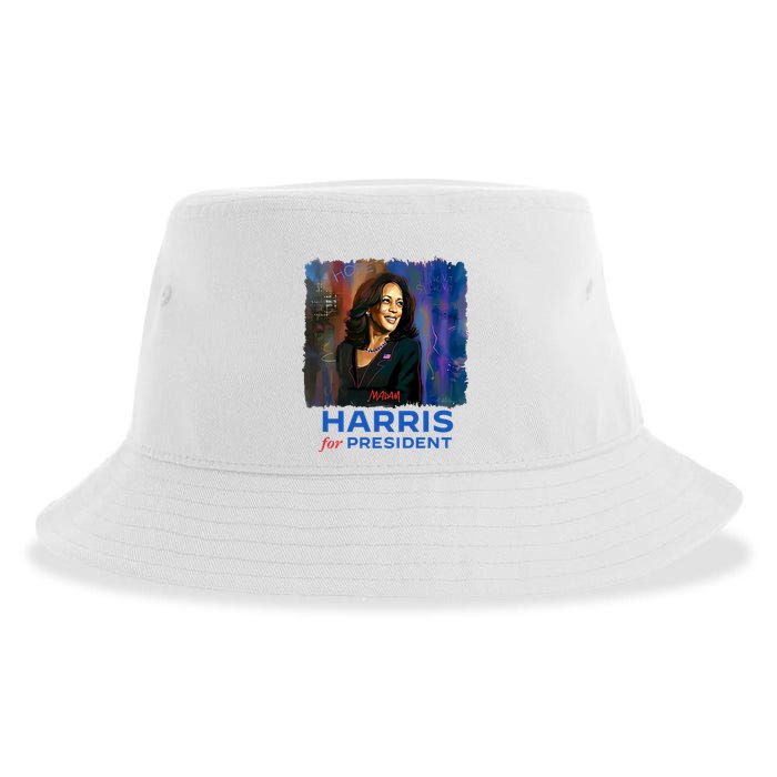 Adrienne Muse X Janeeka Muse Madammuse Hope In Harris Sustainable Bucket Hat