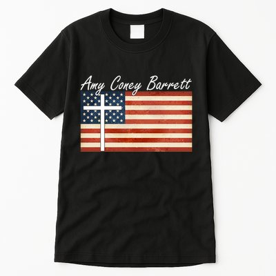 Amy Coney Barrett Christian Vintage US Flag Tall T-Shirt