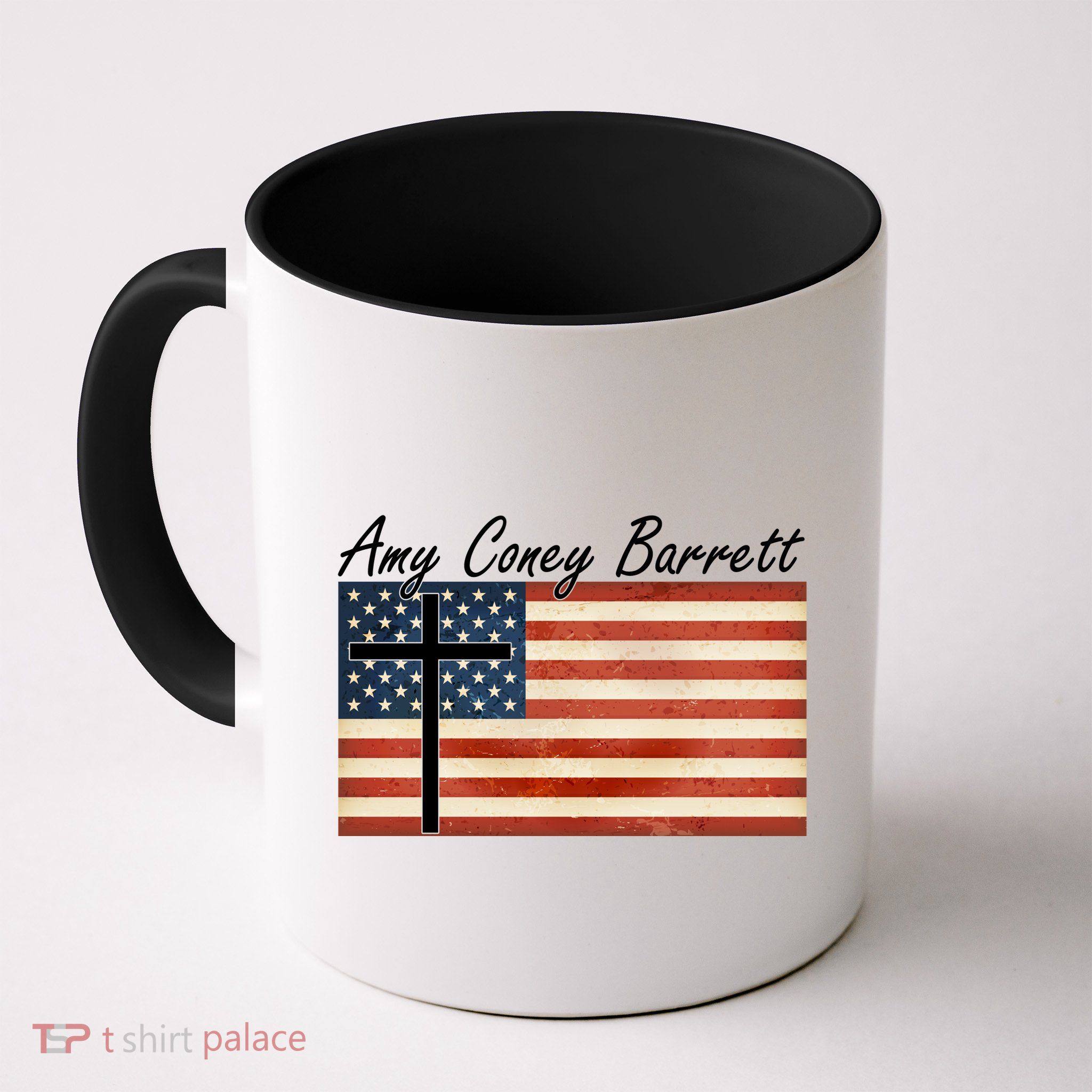 Amy Coney Barrett Christian Vintage US Flag Mug