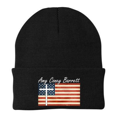 Amy Coney Barrett Christian Vintage US Flag Beanie