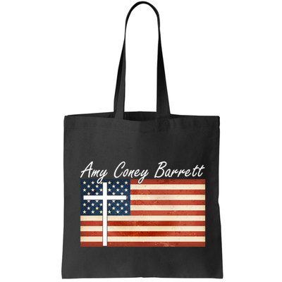 Amy Coney Barrett Christian Vintage US Flag Bag